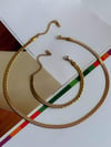 Çelik Desenli Kolye (46 Cm)