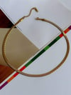 Çelik Desenli Kolye (46 Cm)