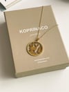 Çelik Geyikli Kolye (46 Cm)