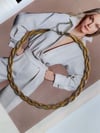 Çelik Gold Gümüş İtalyan Zincir Örgü Kolye (45 Cm)