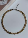 Çelik Gold Gümüş İtalyan Zincir Örgü Kolye (45 Cm)