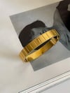 Çelik Gold Kelepçe Bileklik 