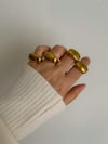 Çelik Gold Numaralı Yüzük (17 Numara)