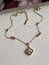 Çelik Gold One Cleff Siyah Beyaz Halhal (27 Cm)