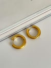 Çelik Gold Renk Pera Basic Halka Küpe(1.70Cm)-(1 Numara)
