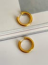 Çelik Gold Renk Pera Basic Halka Küpe(2.20 Cm)-(3 Numara)