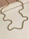 Çelik Gold Su Yolu Kolye (46 Cm)