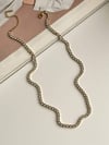 Çelik Gold Su Yolu Kolye (46 Cm)