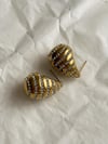 Çelik Gold Zirkon Taşlı Botega Küpe (2 Cm)