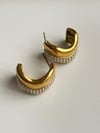 Çelik İncili Küpe (2 Cm)