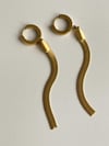 Çelik İtalyan Zincir Küpe (7.5 Cm)