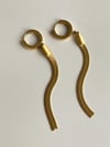Çelik İtalyan Zincir Küpe (7.5 Cm)