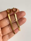 Çelik İtalyan Zincir Küpe (7.5 Cm)