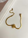 Çelik İtalyan Zincir Van Cleef Bileklik (22 Cm)
