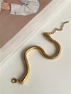 Çelik Kalın Boru Snake Bileklik (27 Cm)