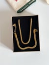 Çelik Kalın Boru Snake Kolye (58 Cm)