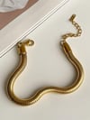 Çelik Kalın Snake Bileklik (27 Cm)
