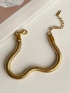Çelik Kalın Snake Bileklik (27 Cm)