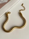 Çelik Kalın Snake Bileklik (27 Cm)