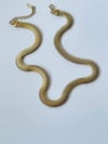 Çelik Kalın Snake Kolye (46 Cm)