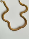 Çelik Kalın Snake Kolye (47 Cm)