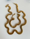 Çelik Kalın Snake Kolye (58 Cm)