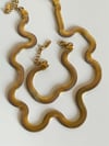Çelik Kalın Snake Kolye (58 Cm)