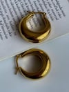 Çelik Steel İçi Boş Hafif Halka Küpe ( 3 Cm)