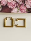 Çelik Steel Kare Küpe (2.30 Cm)