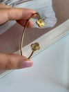 Çelik Van Cleef Kelepçe Bileklik 