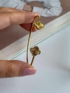 Çelik Van Cleef Kelepçe Bileklik 