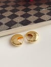 Gold Mini Badem Küpe (1 Cm)