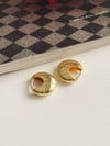 Gold Mini Badem Küpe (1 Cm)