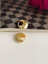 Gold Mini Badem Küpe (1 Cm)