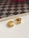 Gold Mini Badem Küpe (1 Cm)