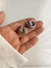 Gümüş Renk Vintage Küpe (2.20 Cm)
