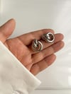 Gümüş Renk Vintage Küpe (2.20 Cm)