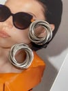 Gümüş Renk Vintage Küpe (3 Cm)