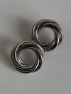 Gümüş Renk Vintage Küpe (3 Cm)