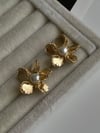 İncili Çiçek Küpe (2.5 Cm)