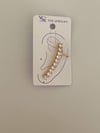 Özel Kaplama Baget Taşlı Tekli Ear Cuff Küpe (4 Cm
