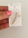 Özel Kaplama Baget Taşlı Tekli Ear Cuff Küpe (4 Cm