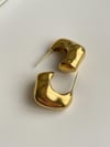 Özel Kaplama Bombeli Gold Küpe (2 Cm)