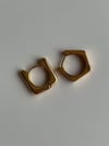 Özel Kaplama Farklı Şekilli Mini Küpe (1.5 Cm)