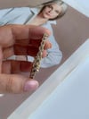 Özel Kaplama Full Taşlı Minimal Kelepçe Bileklik
