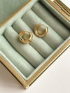 Özel Kaplama Gold Renk Basic Halka Küpe (1.5 Cm)