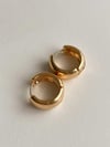 Özel Kaplama Gold Renk Basic Halka Küpe (1.5 Cm)