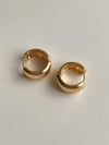 Özel Kaplama Gold Renk Basic Halka Küpe (1.5 Cm)