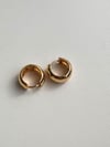 Özel Kaplama Gold Renk Mini Küpe (1 Cm)