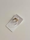 Özel Kaplama Gold Zirkon Taşlı Tekli Ear Cuff Küpe (1 Cm)